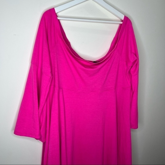 NWT Torrid Pink Off Shoulder Dress Size 2 - Picture 3 of 8